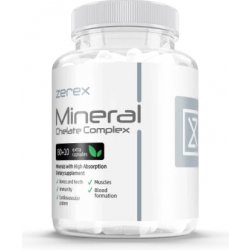 Zerex Mineral Chelát Komplex pro zdravé kosti, svaly a zuby 80 + 10 tablet