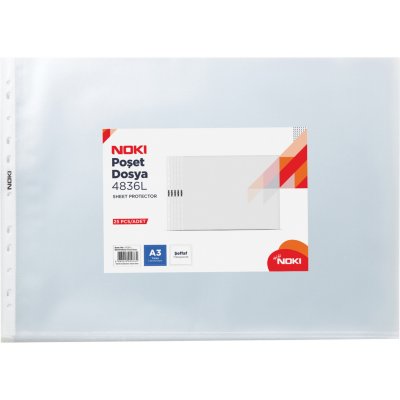 NOKI PP U-kapsa A3 horizontální 25 ks – Hledejceny.cz