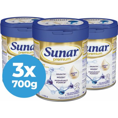 Sunar 2 Premium 3 x 700 g – Zboží Mobilmania