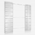 Eclisse dvoukřídlé 800+800 x 1970 mm x 150 mm zdivo – HobbyKompas.cz