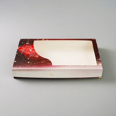 Cake Star Vánoční krabice na cukroví červená s ozdobami (36 x 22 x 5 cm) – Hledejceny.cz