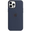 Pouzdro a kryt na mobilní telefon Apple Apple Silikonový Kryt vč. Magsafe pro iPhone 12 Pro Max Deep Navy MHLD3ZM/A