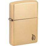 Zippo Armor® High Polish Brass Flame Design 24016 – Hledejceny.cz