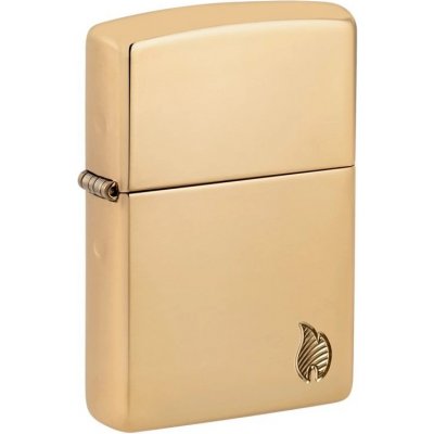 Zippo Armor® High Polish Brass Flame Design 24016 – Hledejceny.cz