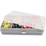 Melii Snackle Box krabička na svačinu 1368 ml Šedá – Zboží Dáma