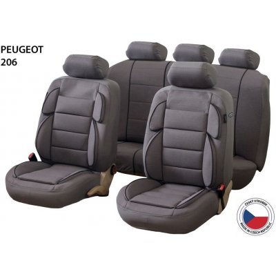 Autopotah CAPPA Perfetto YL Peugeot 206, šedé – Sleviste.cz