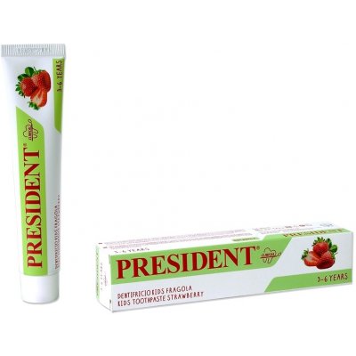 PresiDENT zubní pasta děti 3-6let Jahoda 50 ml