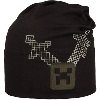RDX Bavlněná dlouhá čepice Minecraft černá – Sleviste.cz