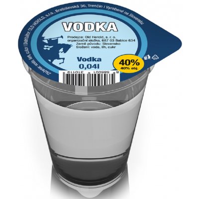 Vodka Old Herold Panák 40% 0,04 l (holá láhev)