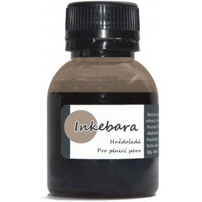 Inkebara Hnědošedý lahvičkový inkoust – Sleviste.cz