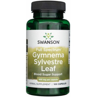 Swanson Gymnema Sylvestre 400 mg 100 kapslí – Hledejceny.cz