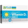 Vitamín a minerál Plus Lékárna Vitamin D3 2000 IU 60 kapslí