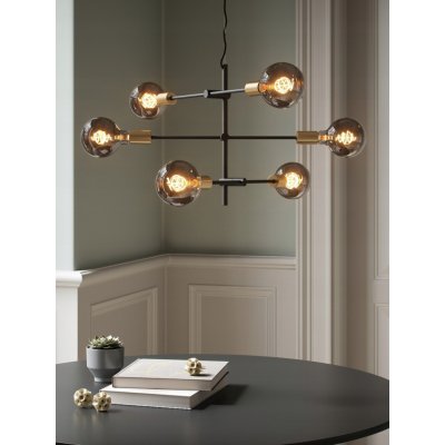 Nordlux LED žárovka Spiral Deco Globe Smokey 4,5W E27 1800K kouřová – Hledejceny.cz
