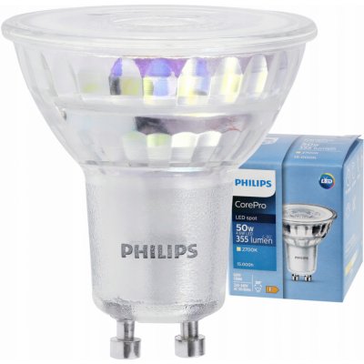 Philips LED žárovka GU10 4,6W - 355 Lm 36° - teplá bílá - CorePro Premium – Zboží Živě