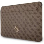 Guess 4G Metal Logo Sleeve MacBook 13" Air hnědá GUCS13G4GFBR – Zboží Živě