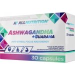 Allnutrition Ashwagandha + Guarana 30 kapslí – Hledejceny.cz