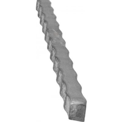 KP KSO2 - ocelový zdobený hranol pr. 12x12 mm, kovaný čtyřhran, délka 3 m – Zboží Mobilmania