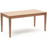 Kave Home Yain Rozkládací jídelní stůl s deskou v dubovém dekoru v přírodní barvě 80 x 160 cm – Zboží Mobilmania