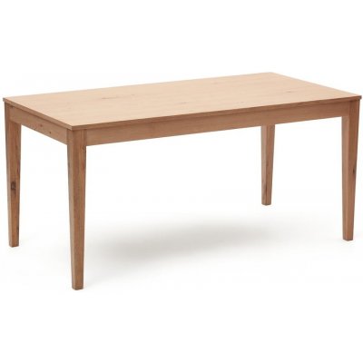 Kave Home Yain Rozkládací jídelní stůl s deskou v dubovém dekoru v přírodní barvě 80 x 160 cm – Zboží Mobilmania