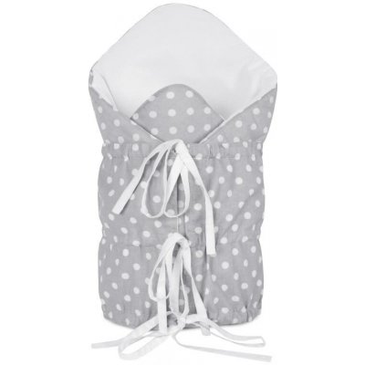 Bellatex Zavinovačka puntík šedá bílá – Zboží Mobilmania