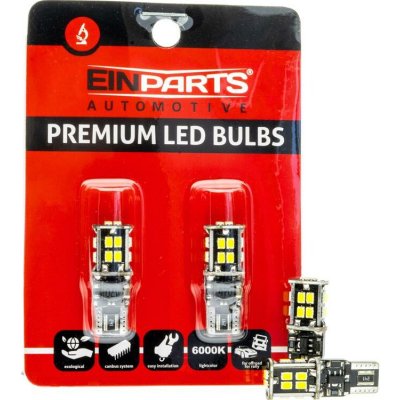 EINPARTS LED žárovky W5W 14 SMD 3020 Canbus - 2 Kusy - EPL314 – Hledejceny.cz