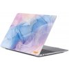 Brašna na notebook ENKAY 52972 MARBLE Pouzdro pro MacBook Air 13 (M2 / M3) A2681 / A3113 PURPLE