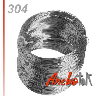Nerezový drát 304 měkký, 0,3 mm, cívka 100 m – Hledejceny.cz