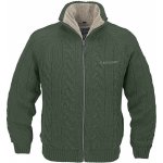 Svetr s kožešinovou podšívkou olivová – Hledejceny.cz