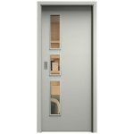 Sapeli Elegant Komfort M33 posuvné šedá 80 x 210 cm Planibel bronz – Hledejceny.cz