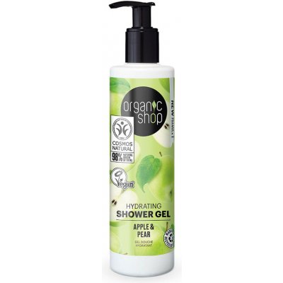 Organic shop Hydratační sprchový gel Jablko a hruška 280 ml – Zboží Mobilmania