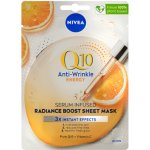 Nivea Q10 Plus C Anti-Wrinkle + Energy 10 minutová textilní pleťová maska 1 ks – Zboží Dáma