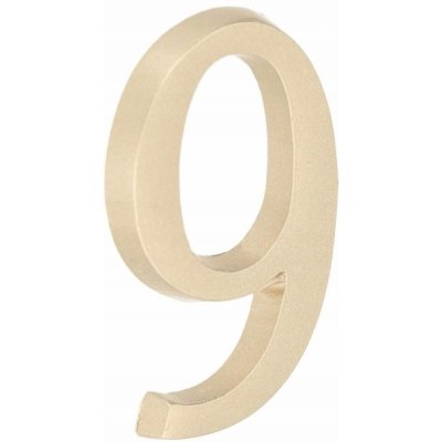 Domovní číslo popisné Nerez LUCIDA - číslo "9" – HobbyKompas.cz