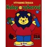 Výtvarná školka červená nalep a vybarvuj – Zboží Dáma
