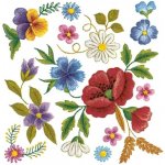 Daisy Pol-Mak Collection Ubrousek 33x33cm Folklór máky – Hledejceny.cz