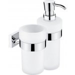 Nimco Keira držák dávkovače a sklenky, KE 2205831W-26 – Zboží Dáma