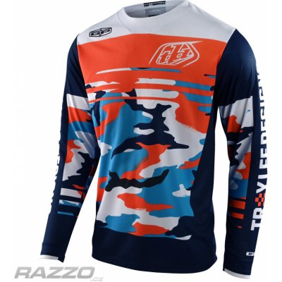 Troy Lee Designs GP Jersey Youth Formula Camo Navy Orange 2022 – Sleviste.cz