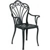 Zahradní židle a křeslo Fast Hliníkové jídelní křeslo Armonia, 57x56x94 cm, lakovaný hliník