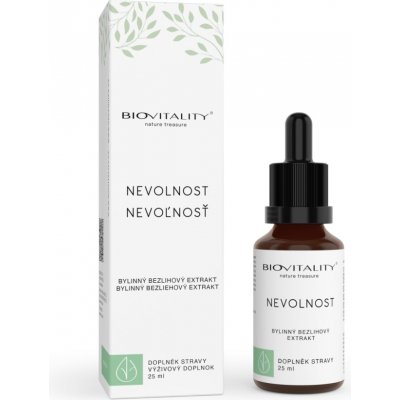 Green idea Nevolnost bezlihová tinktura kapky 25 ml – Hledejceny.cz