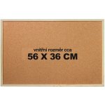 OFFICE products Korková nástěnka 40 x 60 cm – Zboží Dáma