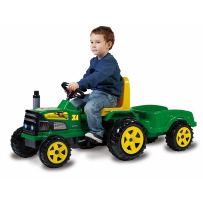 Biemme Traktor Farmer s vozíčkem zelený