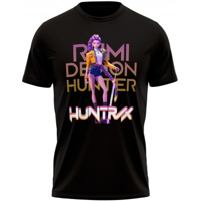 K-Pop Demon Hunters tričko Rumi černá – Zboží Dáma