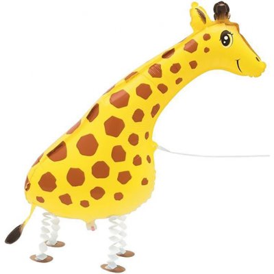 UNIQUE Fóliový balónek nafukovací chodící žirafa 86 cm – Zbozi.Blesk.cz