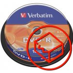 Verbatim DVD-R 4,7GB 16x, AZO, cakebox, 10ks (43523) – Zboží Živě