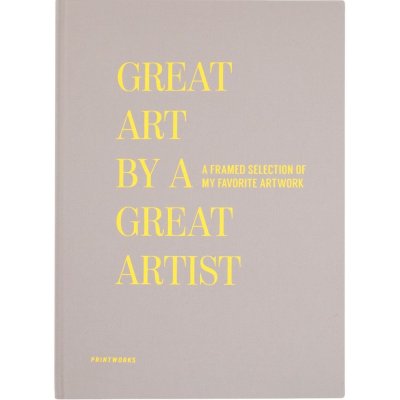 Knížka pro dětské obrázky GREAT ART, béžová, Printworks – Zboží Dáma