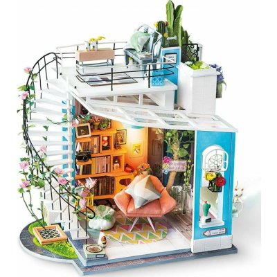 ROBOTIME Rolife DIY House: Dořin loft s LED osvětlením – Zboží Dáma