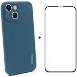 ENKAY 34886 ENKAY Obal + 3D sklo Apple iPhone 13 modrý – Zboží Živě