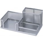 Concorde - stojánek kombinovaný drátěný, 3 přihrádky, stříbrný – Zboží Dáma