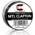 Coilology Předmotané spirálky Sandvik MTL Clapton Ni80 10ks 0,73ohm – Zboží Dáma