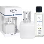 Maison Berger Paris sada katalytická lampa Glacon bílá a náplň Delicate White Musk Jemné bílé pižmo 250 ml – Zboží Dáma