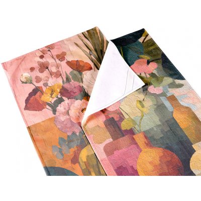 Takoy malovaný obraz květin HT-00270 36 x 59 cm 2 ks – Sleviste.cz